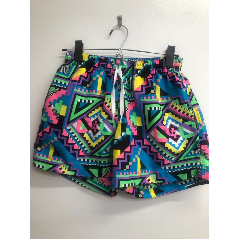 Chubbies Swim Trunks Size Small Made in USA Abstract print